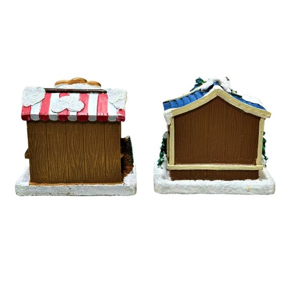 Clock Repair and Bakery Christmas Village Moments in Time 4" LED Lights *WORKS - Picture 6 of 13